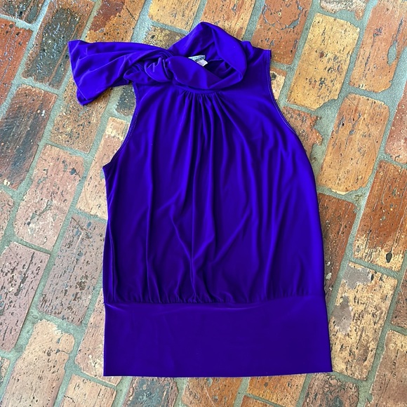 Rachel Rachel Halter mock neck top szL - Picture 6 of 7